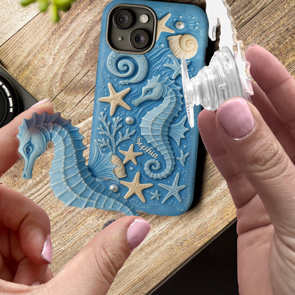 Just A Girl Who Loves Ocean - Personalized Sea Lover Full Print Phone Case