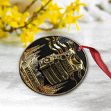 Serve And Protect, Merry Christmas 2025 - Personalized Police Officer Ornament