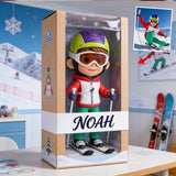Any Sport - Skiing, Hockey, Volleyball, Football,... - Personalized Skiing Custom Shaped Acrylic Plaque