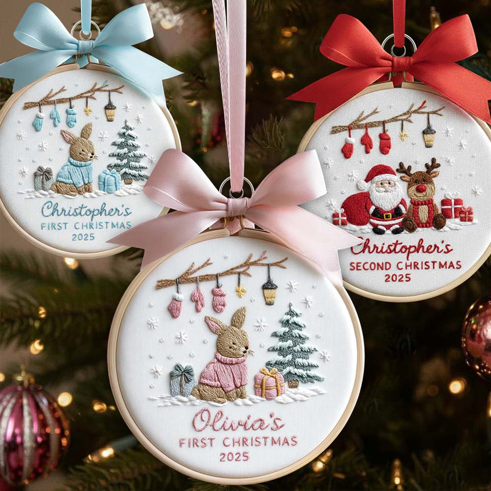 My First Christmas - Personalized Kid Ornament