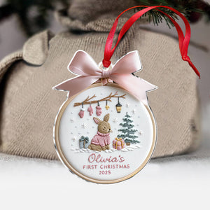 My First Christmas - Personalized Kid Ornament