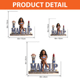 Makeup Artist - Personalized Makeup Custom Shaped Acrylic Plaque