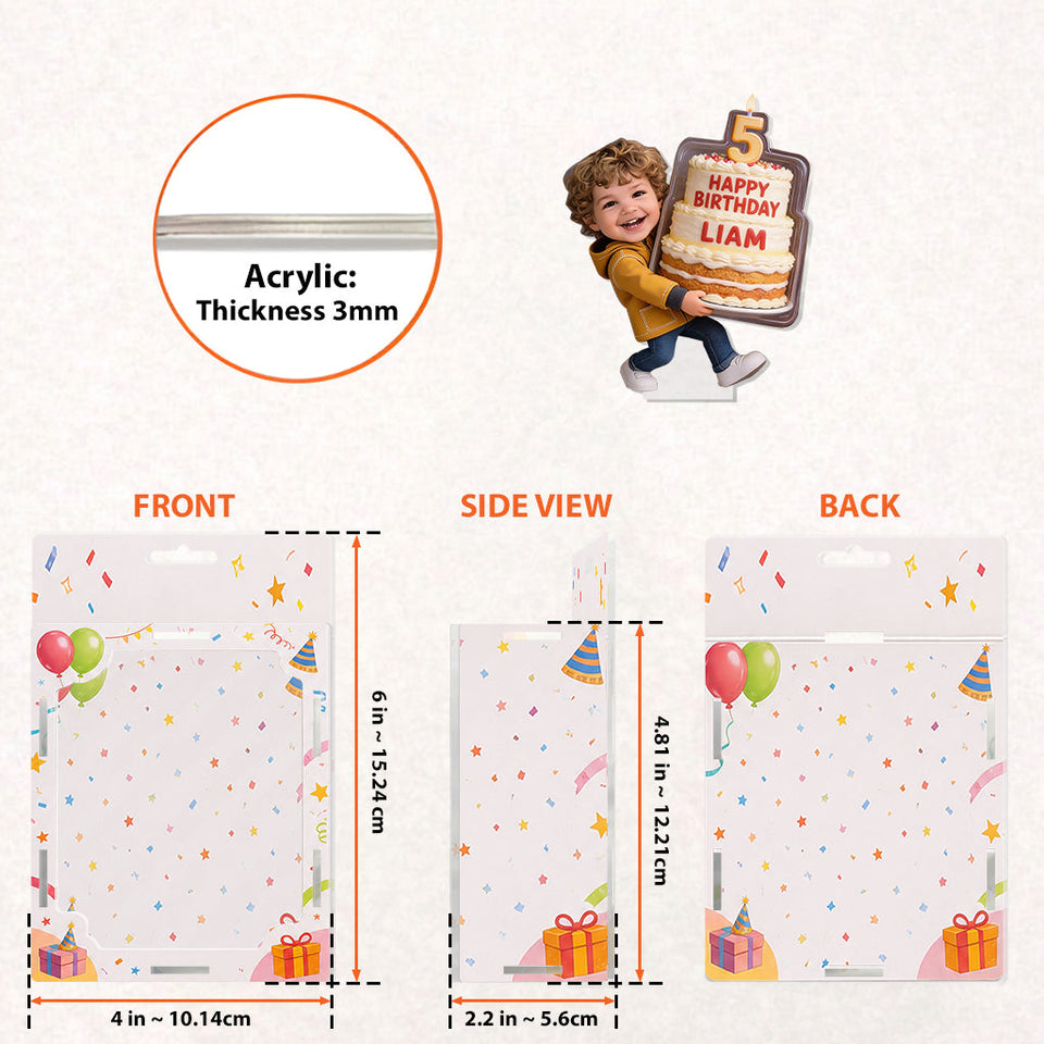 Happy Birthday - Personalized Birthday Acrylic Display Box