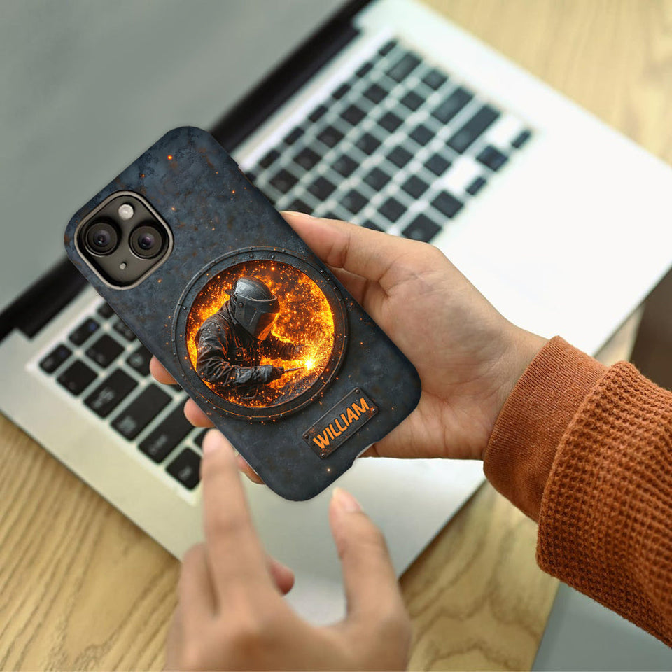 Gift For Welder Man - Personalized Welder Full Print Phone Case