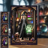 Magical Witch - Personalized Witch Custom Shaped Acrylic Plaque