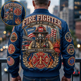 Fire Dept - Personalized Firefighter Bomber Jacket