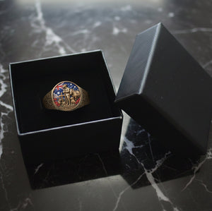 Lest We Forget, Anzac Day - Personalized Veteran Signet Ring