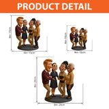 Funny Gift Caricature Style - Personalized Colleague Custom Shaped Acrylic Plaque