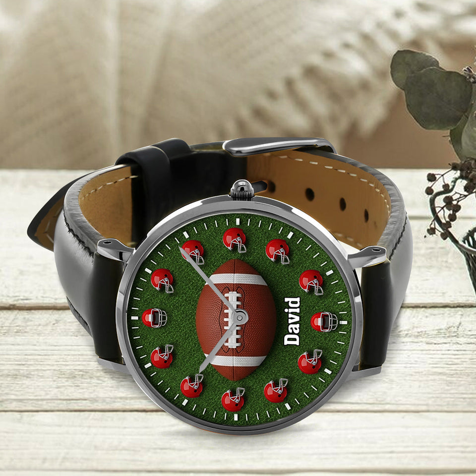 Love Football - Personalized Football Hand Watch