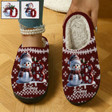 Merry Christmas - Personalized Family Slippers