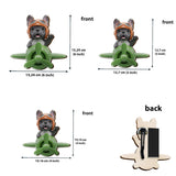 Any Photo Flying Airplane - Personalized Dog Shaped Car Visor Clip