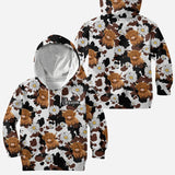 Love Highland Cow - Personalized Highland Cow All Over Shirt