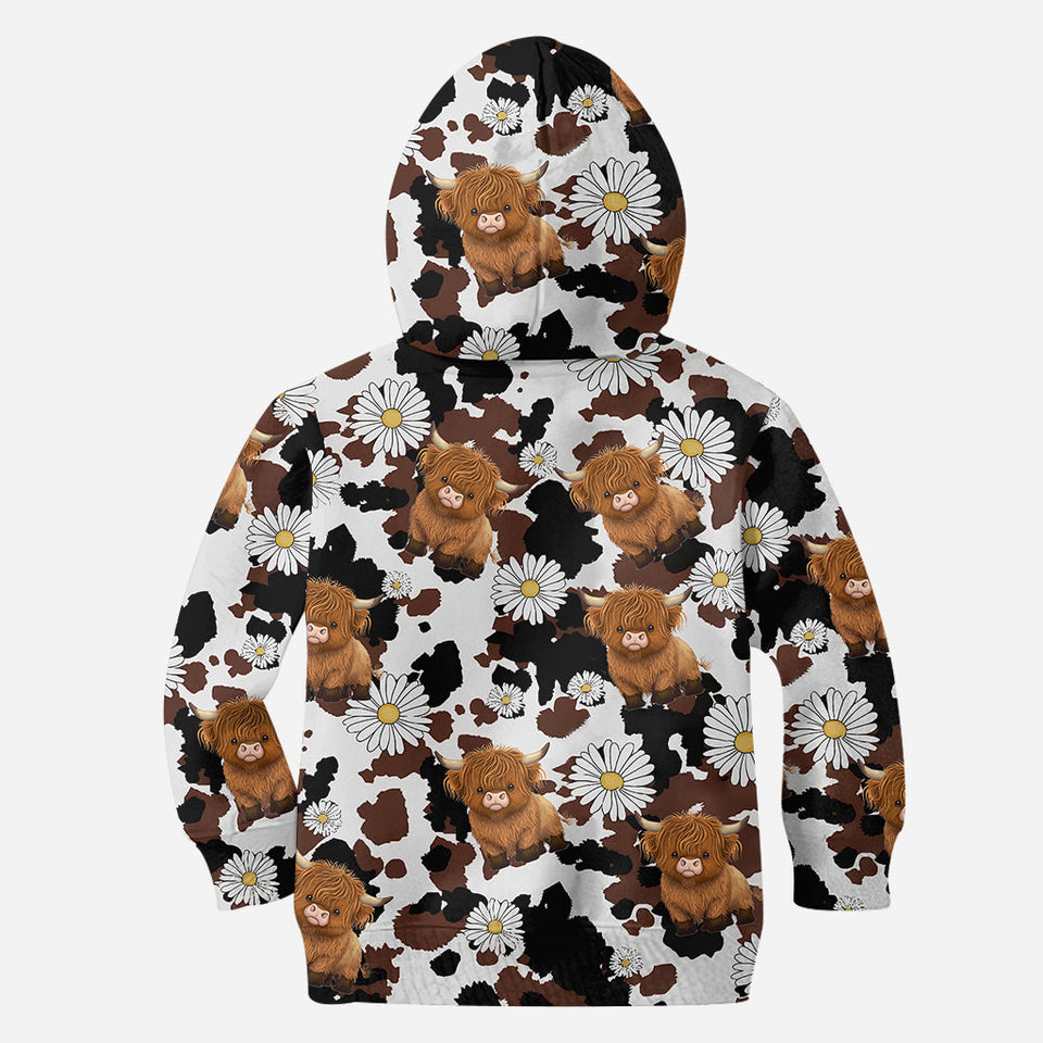 Love Highland Cow - Personalized Highland Cow All Over Shirt
