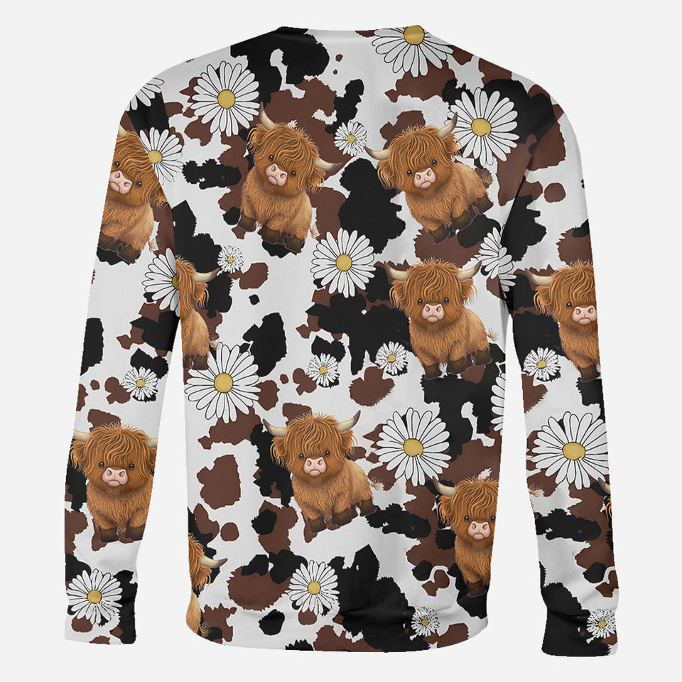 Love Highland Cow - Personalized Highland Cow All Over Shirt