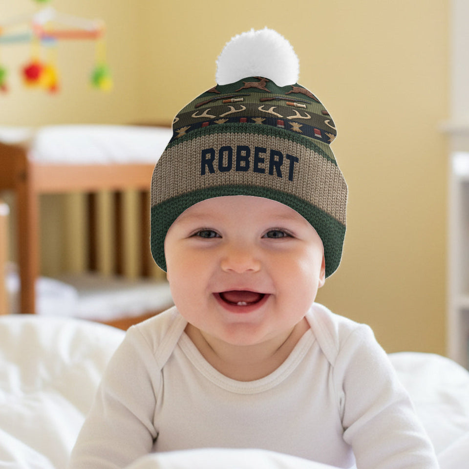 Deer Hunting Season - Personalized Hunting Beanie Hat