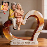 Custom Any Photo Perfect For Mom, Grandma - Personalized Mother Custom Shaped Acrylic Plaque