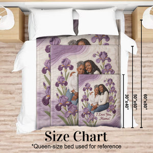 Custom Any Photo Perfect Gift For Mom, Grandma - Personalized Mother Blanket