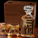 Sasquatch - Personalized Whisky Whiskey Decanter Set