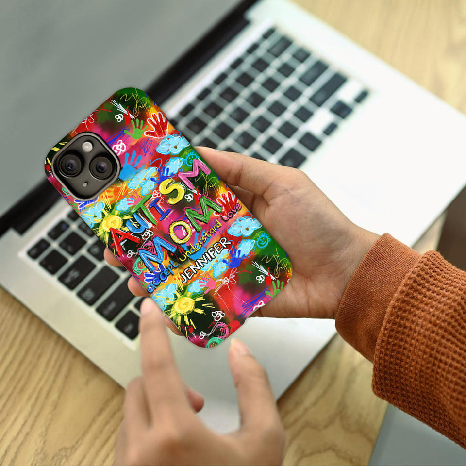 Autism Mom - Personalized Autism Awareness Full Print Phone Case