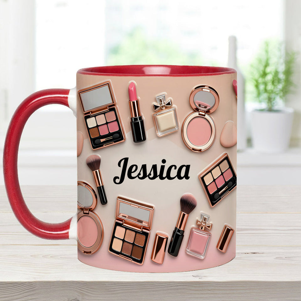 Makeup Artist - Personalized Makeup Accent Mug & Coaster