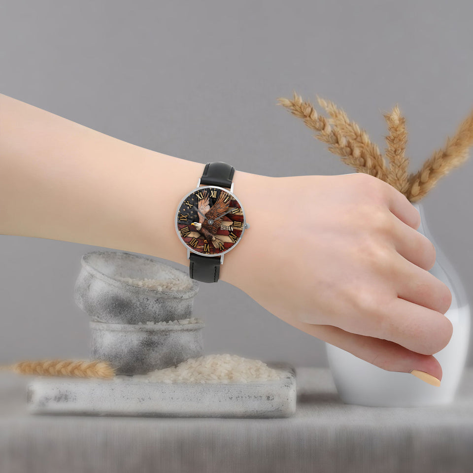 God Bless America - Personalized Independence Day/ 4th of July Hand Watch
