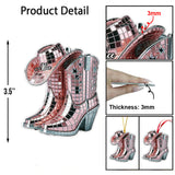Cowgirl Boots And Hat - Personalized Cowgirl Ornament