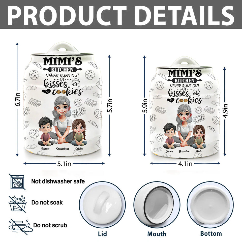 Mimi's Kitchen - Personalized Grandma Cookie Jar