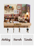 Love Crocheting - Personalized Crocheting Custom Shaped Hanging Rack