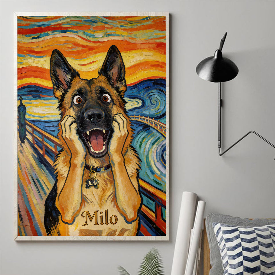 Custom Any Photo, Funny Pet - Personalized Dog Canvas And Poster