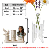 We Will Love You Forever - Personalized Memorial Custom Shape Acrylic Flower Vase