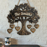 Family Tree - Personalized Family Pallet Wood Sign