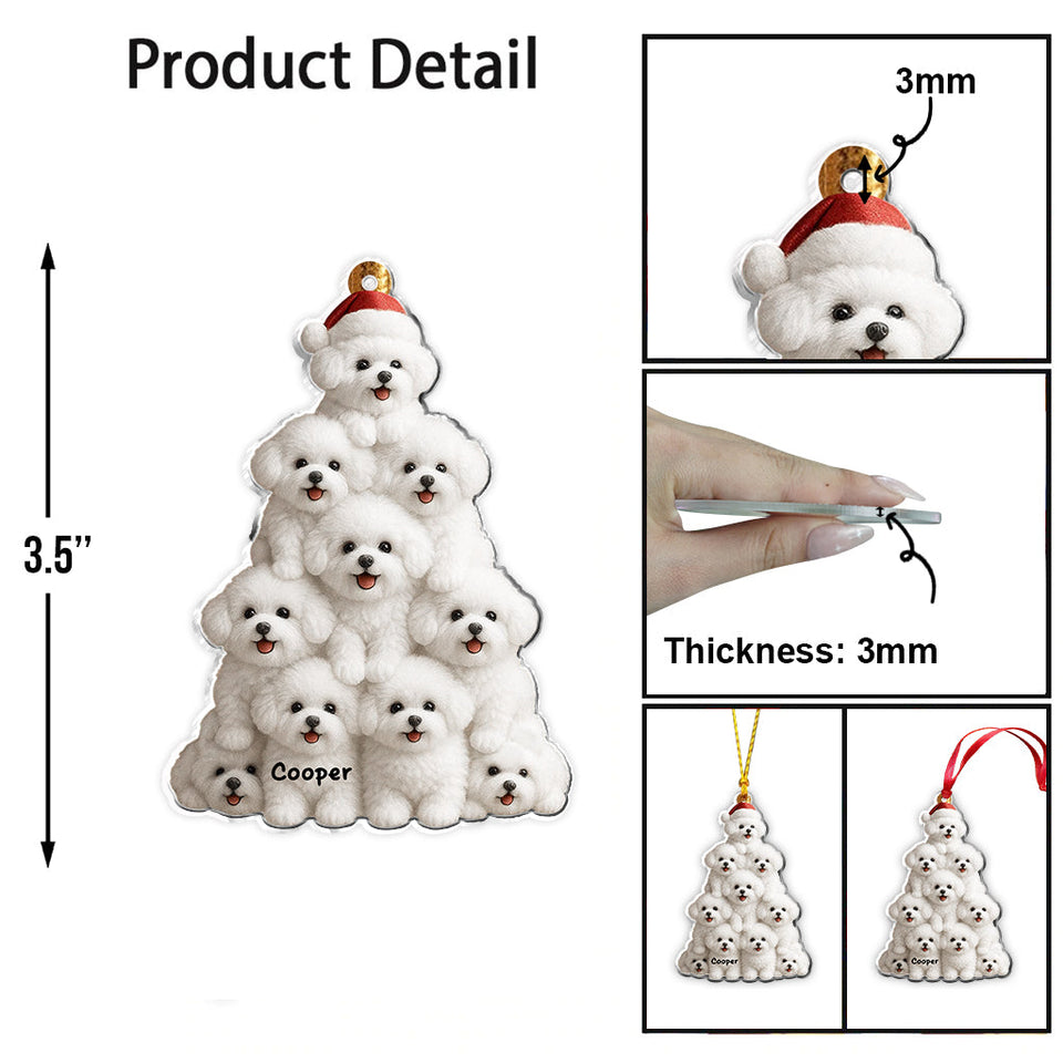 Christmas Dog - Personalized Dog Ornament