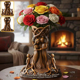Our Roots Remain As One Perfect Gift For Your Family Members - Personalized Family Custom Shape Acrylic Flower Vase