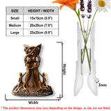 Our Roots Remain As One Perfect Gift For Your Family Members - Personalized Family Custom Shape Acrylic Flower Vase