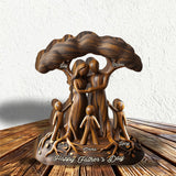 To Us You're The World - Personalized Father Custom Shaped Plaque