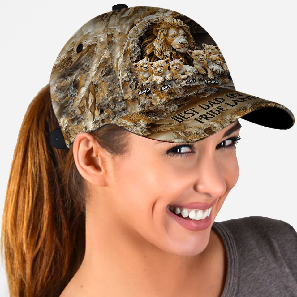 Papa Lion - Personalized Father Classic Cap
