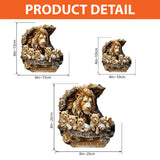 Papa Lion - Personalized Father Custom Shaped Acrylic Plaque