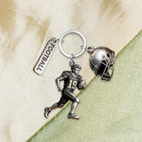 Custom From Any Photo - Personalized Football Keychain With Charms