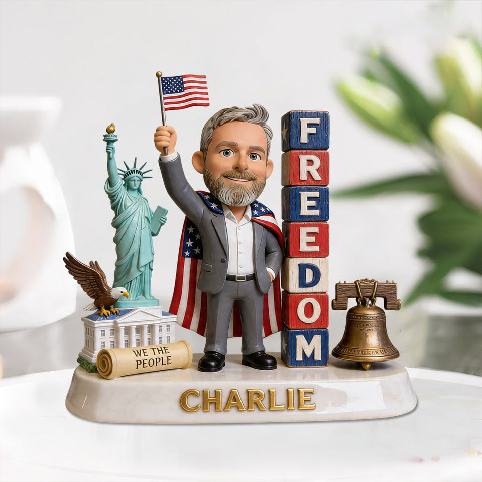 Patriotic Gift For Colleague - Personalized Colleague Custom Shaped Acrylic Plaque