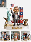 Patriotic Gift For Colleague - Personalized Colleague Custom Shaped Acrylic Plaque