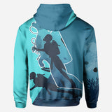 Love Scuba Diving - Personalized Scuba Diving All Over Shirt