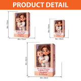 I Love You - Personalized Mother Custom Shaped Acrylic Plaque