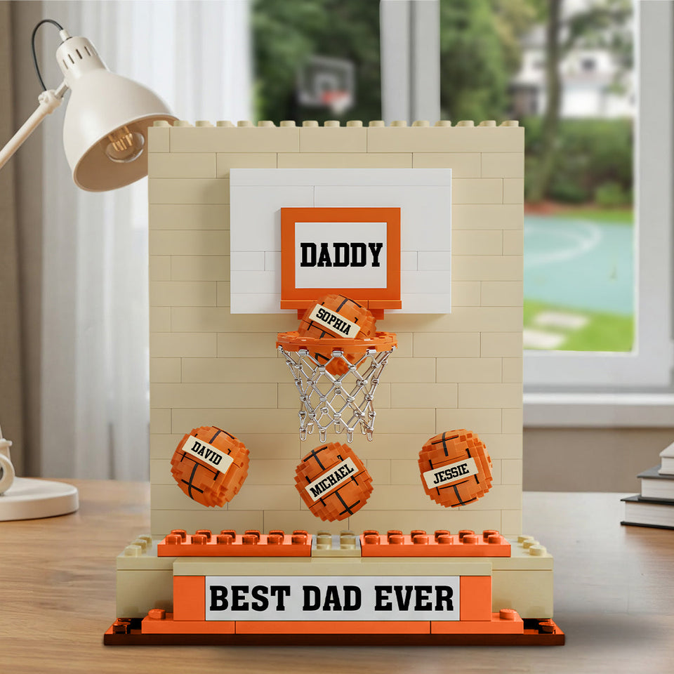 You Dunked Right Into Our Heart - Personalized Basketball Custom Shaped Acrylic Plaque