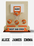 You Dunked Right Into Our Heart - Personalized Basketball Custom Shaped Acrylic Plaque