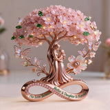 Love Between Mother & Daughter Is Forever - Personalized Mother Custom Shaped Acrylic Plaque