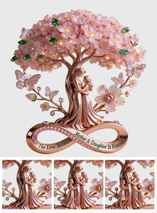 Love Between Mother & Daughter Is Forever - Personalized Mother Custom Shaped Acrylic Plaque
