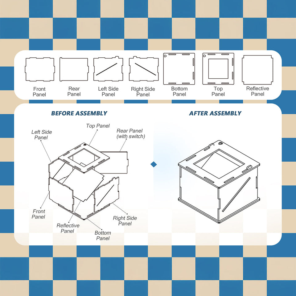 Custom Any Photo Always With You - Personalized Memorial 3D Memory Box