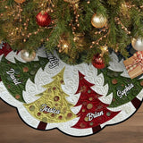 Christmas Tree - Personalized Family Shaped Tree Skirt
