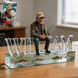 Custom Any Photo - Personalized Fishing Custom Shaped Acrylic Plaque