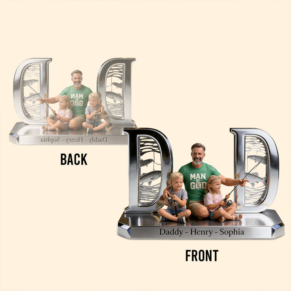 Luxury Dad & Hobby - Personalized Father Custom Shaped Acrylic Plaque